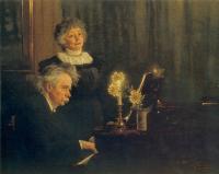 Peder Severin Kroyer - Nina y Edvard Grieg